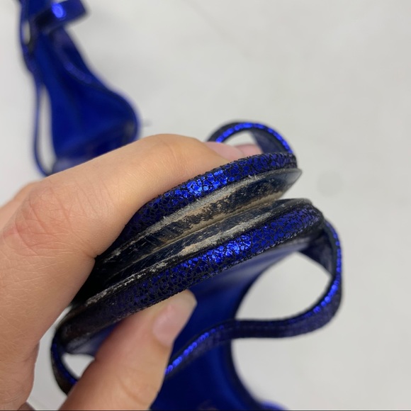 Tamara Mellon Glow heels size 37.5 blue - Picture 5 of 9